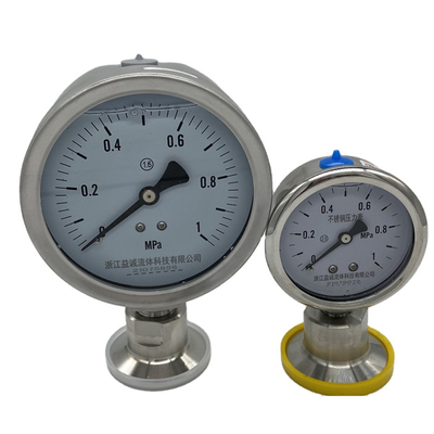 Fabrikpreis kundengebundenes Bier-/Wein-Behälter-Manometer, Edelstahl-Behälterinstallation DN20 DN25 SS304&316