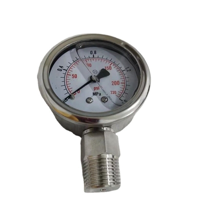 Niedriger Preis-hydraulisches Manometer, gesundheitliches Manometer des Edelstahl-SS304&316