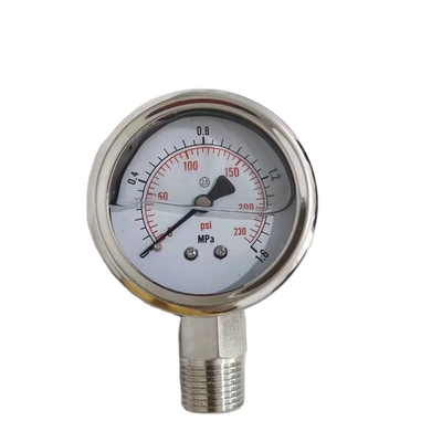 Niedriger Preis-gesundheitliches Membranmanometer, Manometer des Edelstahl-SS304&316